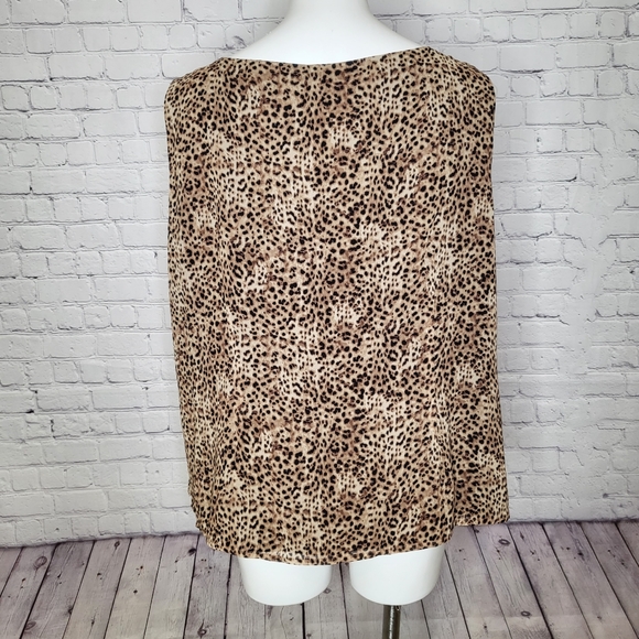 Emma James Cheetah Print Tank Top Blouse - Size 20W - Picture 3 of 6